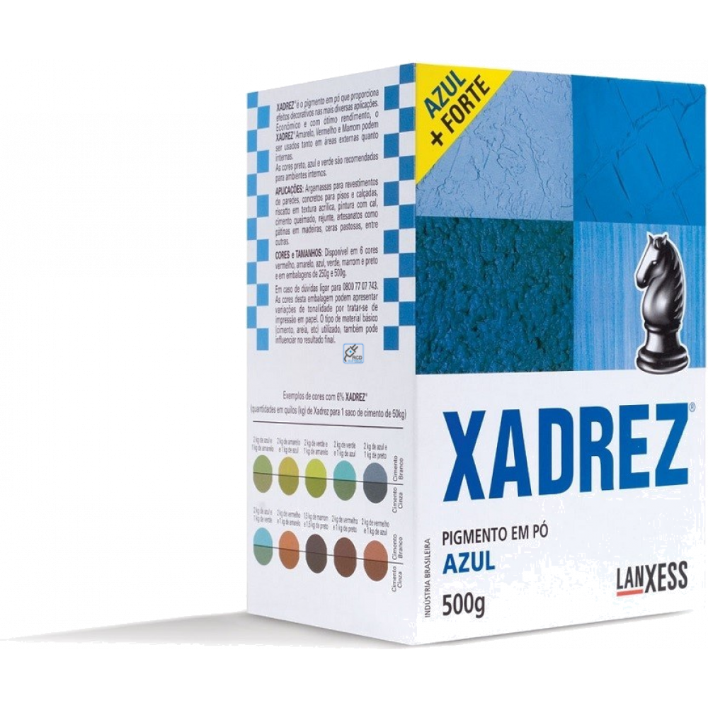 Pigmento Po Xadrez Azul 500g 67652