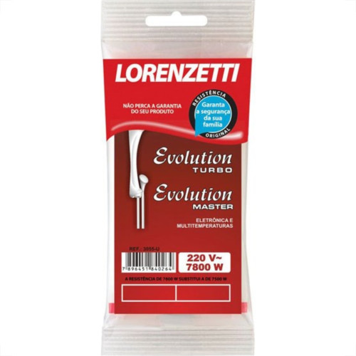 Resistencia Lorenzetti Evolution Turbo/Master 220V 7500W 3055U Resistencia Lorenzetti Evolution Turbo/Master 220V 7500W 3055U