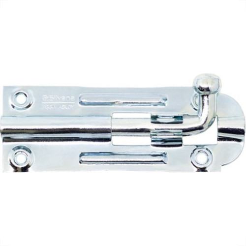Ferrolho Fio Redondo Zincado Silvana 4'' Blister 1Peca 92105 Ferrolho Fio Redondo Zincado Silvana 4'' Blister 1Peca 92105