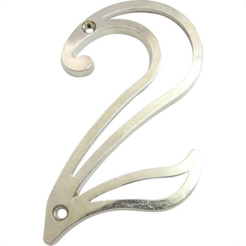 Numero Colonial Zamac Cromado Silvana 2 95585 Numero Colonial Zamac Cromado Silvana 2 95585