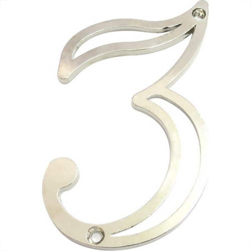 Numero Colonial Zamac Cromado Silvana 3 95585 Numero Colonial Zamac Cromado Silvana 3 95585