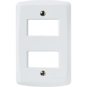 Placa Tramontina Lux 4X2 (2 Modulos Distanciadas) 