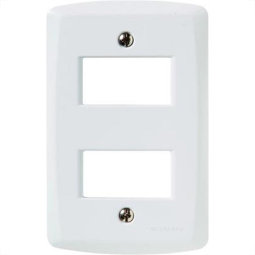 Placa Tramontina Lux 4X2 (2 Modulos Distanciadas) Placa Tramontina Lux 4X2 (2 Modulos Distanciadas)