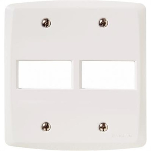 Placa Tramontina Lux 4X4 (2 Modulos) Placa Tramontina Lux 4X4 (2 Modulos)