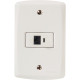 Conjunto Tramontina Lux 4X2 Branco Com Placa (1 Tomada Rj45) 