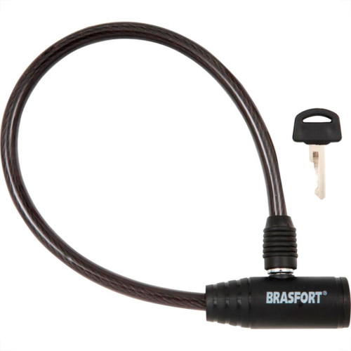 Cadeado Bicicleta Brasfort Com Chave 08X40Cm 7015 Cadeado Bicicleta Brasfort Com Chave 08X40Cm 7015
