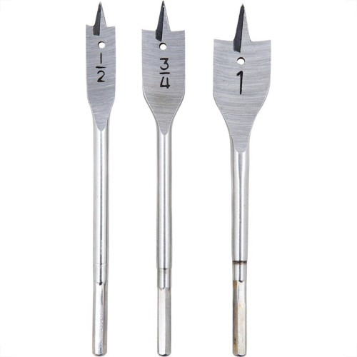 Broca Madeira Chata Brasfort 1/2 A 1''3 Pecas 7028 Broca Madeira Chata Brasfort 1/2 A 1''3 Pecas 7028