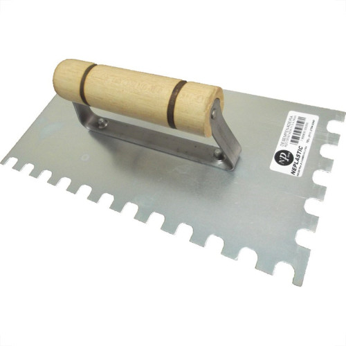 Desempenadeira Aco Neplastic Dentada 12X24Cm 7 - Kit C/12 Desempenadeira Aco Neplastic Dentada 12X24Cm 7 - Kit C/12