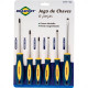 Chave Fenda/Phillips Brasfort Com 06 Pecas 7029 Chave Fenda/Phillips Brasfort Com 06 Pecas 7029