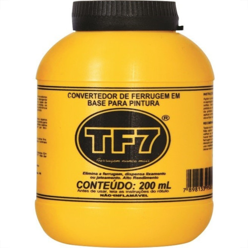 Removedor Neutralizador Convertedor. Ferrugem Primer Tf7   200Ml 29440 Removedor Neutralizador Convertedor. Ferrugem Primer Tf7   200Ml 29440