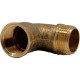 Cotovelo Latao Metais Rei 3/4'' Macho Femea Amarelo 10037 Cotovelo Latao Metais Rei 3/4'' Macho Femea Amarelo 10037
