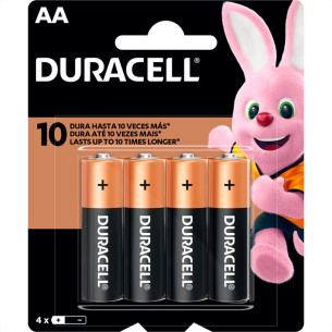 Pilha Duracell Alcalina Pequena Aa Cartela 4Pecas 5011692