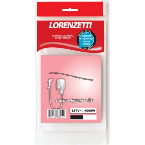 Resistencia Lorenzetti Ducha Higienica 3 Temperaturas 127V 4000W 400D Resistencia Lorenzetti Ducha Higienica 3 Temperaturas 127V 4000W 400D