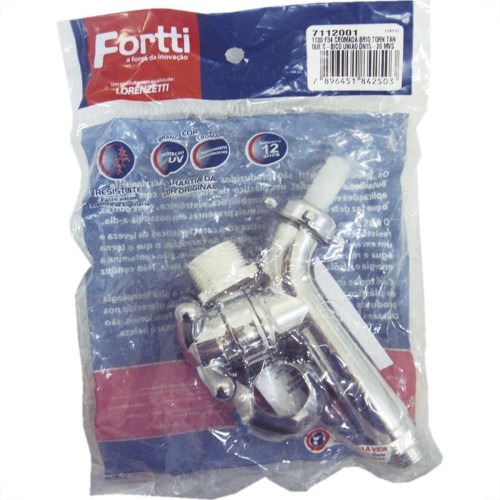 Torneira Abs Jardim Lorenzetti Longa 1/4V 1130 F34 Cromada Torneira Abs Jardim Lorenzetti Longa 1/4V 1130 F34 Cromada