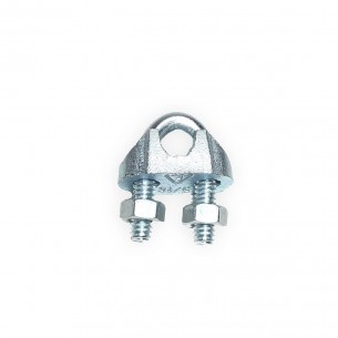 Clips Fischer Tradicional Cabo Aco 1/4'' - Kit C/50