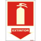 Placa Sinalizacao Pvc 20X30 ''Extintor'' Fluorescente 250Bd Placa Sinalizacao Pvc 20X30 ''Extintor'' Fluorescente 250Bd