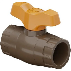 Registro Esfera Pvc Tigre Pequeno 20Mm Liso Liso 
