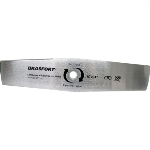 Lamina Rocadeira Helice Brasfort Furo 3/4'' 7348 Lamina Rocadeira Helice Brasfort Furo 3/4'' 7348