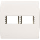 Placa Soprano Ilus 4X4 (2 Modulos Horizontal) 5Tg99030 Placa Soprano Ilus 4X4 (2 Modulos Horizontal) 5Tg99030
