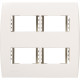 Placa Soprano Ilus 4X4 (4 Modulos Horizontal) 5Tg99032 Placa Soprano Ilus 4X4 (4 Modulos Horizontal) 5Tg99032