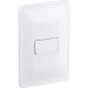 Conjunto Pial Zeffia 4X2 Branco Com Placa(1Interrupitor) 680119