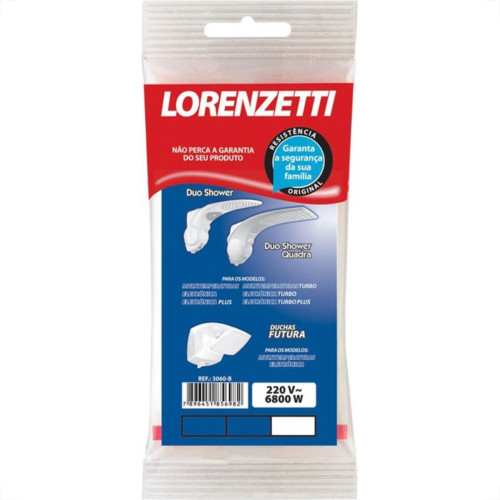 Resistencia Lorenzetti Duo Shower Universal 220V 6800W 3060B Resistencia Lorenzetti Duo Shower Universal 220V 6800W 3060B