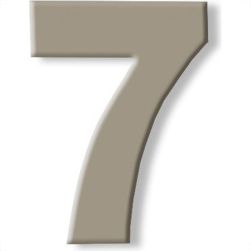 Numero Aluminio Espelhado Apartamento 7 7Cm 11 Numero Aluminio Espelhado Apartamento 7 7Cm 11