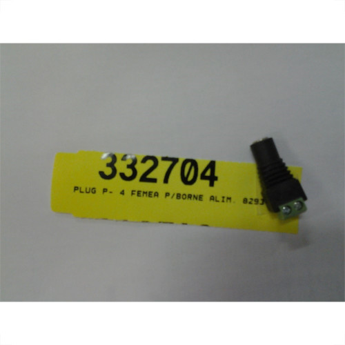 Plug P- 4 Femea Para Borne Alimentacao 8293 597 - Kit C/10 Plug P- 4 Femea Para Borne Alimentacao 8293 597 - Kit C/10