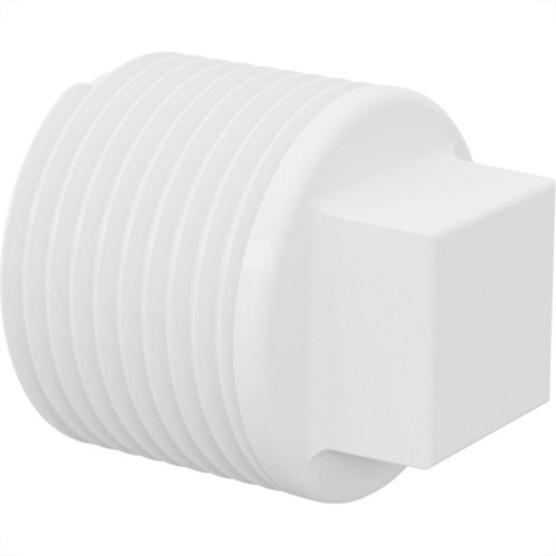 Plug Branco Krona Rosca Rosca 1.1/2'' 296 - Kit C/20 Plug Branco Krona Rosca Rosca 1.1/2'' 296 - Kit C/20
