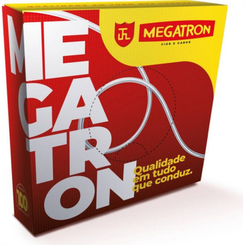 Fio Coaxial Megatron Rf75 2X26Awg 100M 1615 Fio Coaxial Megatron Rf75 2X26Awg 100M 1615