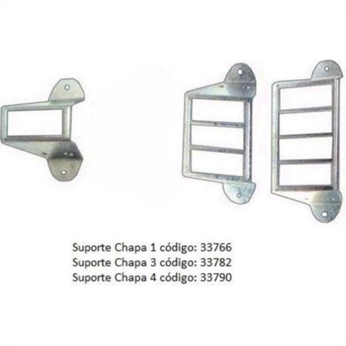 Suporte Disjuntor Comum 03 34 - Kit C/10 Suporte Disjuntor Comum 03 34 - Kit C/10