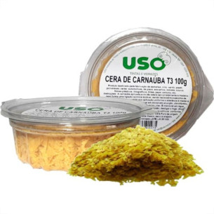 Cera Granulada De Carnauba Uso 100G Pote 0007-6 . / Kit C/ 6