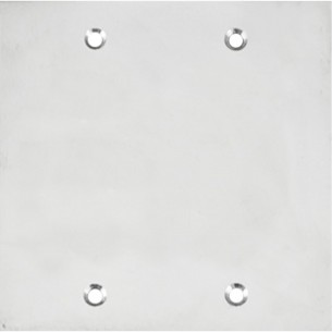 Placa Piso Inox 4X4 Cega Pi4400 Placa Piso Inox 4X4 Cega Pi4400