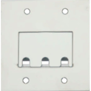 Placa Piso Inox 4X4 Para 3 Rj Pi44Rj Placa Piso Inox 4X4 Para 3 Rj Pi44Rj