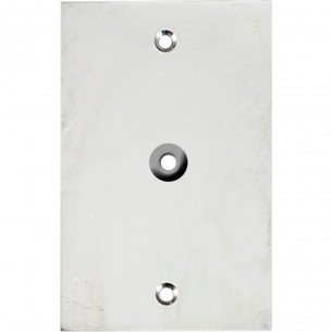 Placa Piso Inox 4X2 Com Furo Pi42F Placa Piso Inox 4X2 Com Furo Pi42F