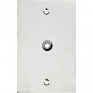 Placa Piso Inox 4X2 Com Furo Pi42F