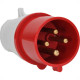 Pino 3 Polos+Terra Jng 380V 16A Verm 52851 Pino 3 Polos+Terra Jng 380V 16A Verm 52851