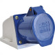 Tomada Externa Jng 2 Polos +Terra 32A 220V Azul 52862 Tomada Externa Jng 2 Polos +Terra 32A 220V Azul 52862