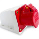Tomada Externa Jng 2 Polos +Terra 16A 380V Vermelha 53575 Tomada Externa Jng 2 Polos +Terra 16A 380V Vermelha 53575