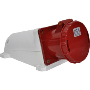 Tomada 3 Polos +Terra Jng 380V 63A Vermelha 52868 Tomada 3 Polos +Terra Jng 380V 63A Vermelha 52868