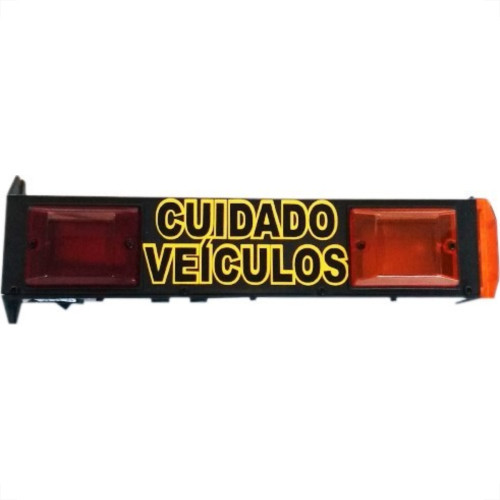 Sinalizador Garagem Techna Plastico Preto Led C/Bip Si-004 Sinalizador Garagem Techna Plastico Preto Led C/Bip Si-004