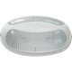 Luminaria Pvc Tartaruga Pavilonis Oval Branca 84001