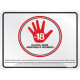 Placa Sinalizacao Aluminio 20X25 ''Lei Alcool Menor'' 190Sp Placa Sinalizacao Aluminio 20X25 ''Lei Alcool Menor'' 190Sp