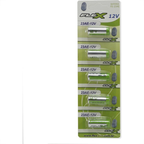 Pilha Flexgold Bateria 12V Mn21 Alcalina 5 Pecas Fx-23Ae Pilha Flexgold Bateria 12V Mn21 Alcalina 5 Pecas Fx-23Ae