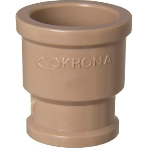 Luva Marrom Krona Liso Liso Reducao 60Mm X50Mm 587 - Kit C/10 Luva Marrom Krona Liso Liso Reducao 60Mm X50Mm 587 - Kit C/10
