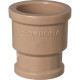 Luva Marrom Krona Liso Liso Reducao 75Mm X60Mm 588 - Kit C/8 Luva Marrom Krona Liso Liso Reducao 75Mm X60Mm 588 - Kit C/8