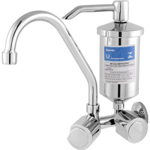 Torneira Metal Bica Movel Com Filtro Abs Imperatriz C40 2756 Torneira Metal Bica Movel Com Filtro Abs Imperatriz C40 2756