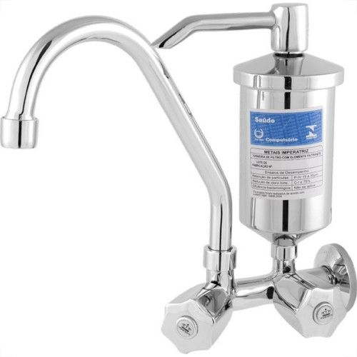 Torneira Metal Bica Movel Com Filtro Abs Imperatriz C50 9603 Torneira Metal Bica Movel Com Filtro Abs Imperatriz C50 9603