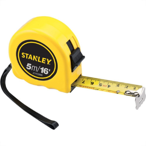 Trena Stanley Basica 5M/16 Com Trava Stht33989 Trena Stanley Basica 5M/16 Com Trava Stht33989