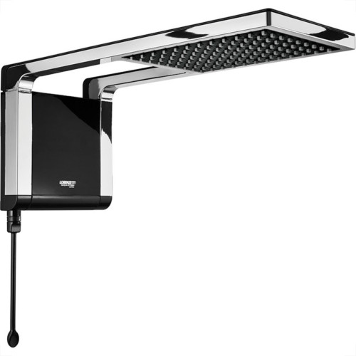 Ducha Lorenzetti Acqua Storm Preta Cromada 127V Ducha Lorenzetti Acqua Storm Preta Cromada 127V